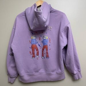 Prod Cheer Up Sweater Purple Medium Fleece Lined